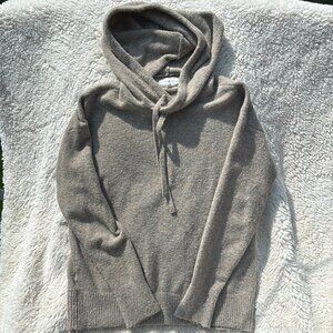 Lou & Gray Women's Soft Wool Blend Hooded Pullover Sweater XS